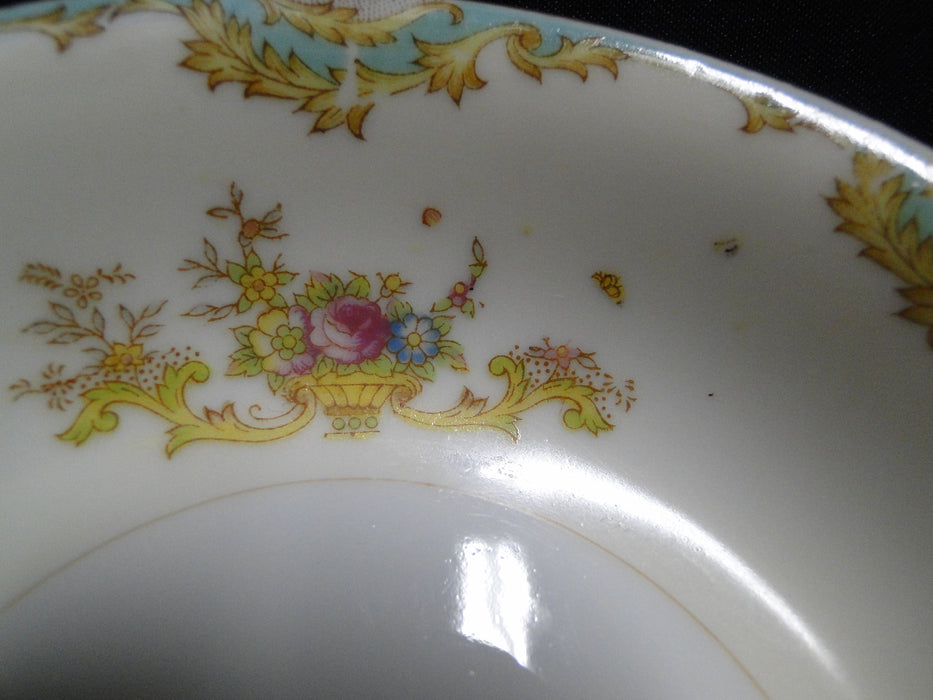 ESCO (Japan) ESO20, Floral Vases, Green Edge: Fruit Bowl (s), 5" x 1 1/4"