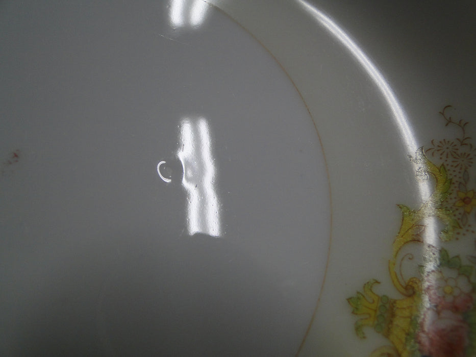 ESCO (Japan) ESO20, Floral Vases, Green Edge: Coupe Soup Bowl (s), 7 5/8"