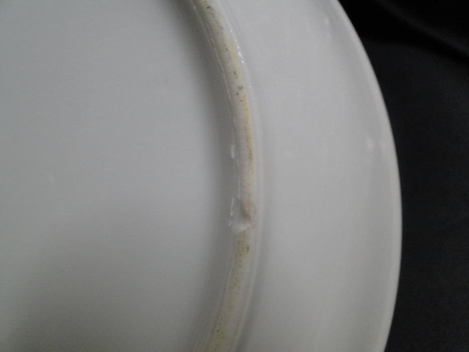 ESCO (Japan) ESO20, Floral Vases, Green Edge: Coupe Soup Bowl (s), 7 5/8"