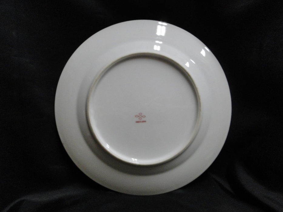 ESCO (Japan) ESO20, Floral Vases, Green Edge: Dinner Plate (s), 10"