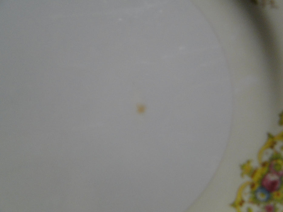 ESCO (Japan) ESO20, Floral Vases, Green Edge: Dinner Plate (s), 10"