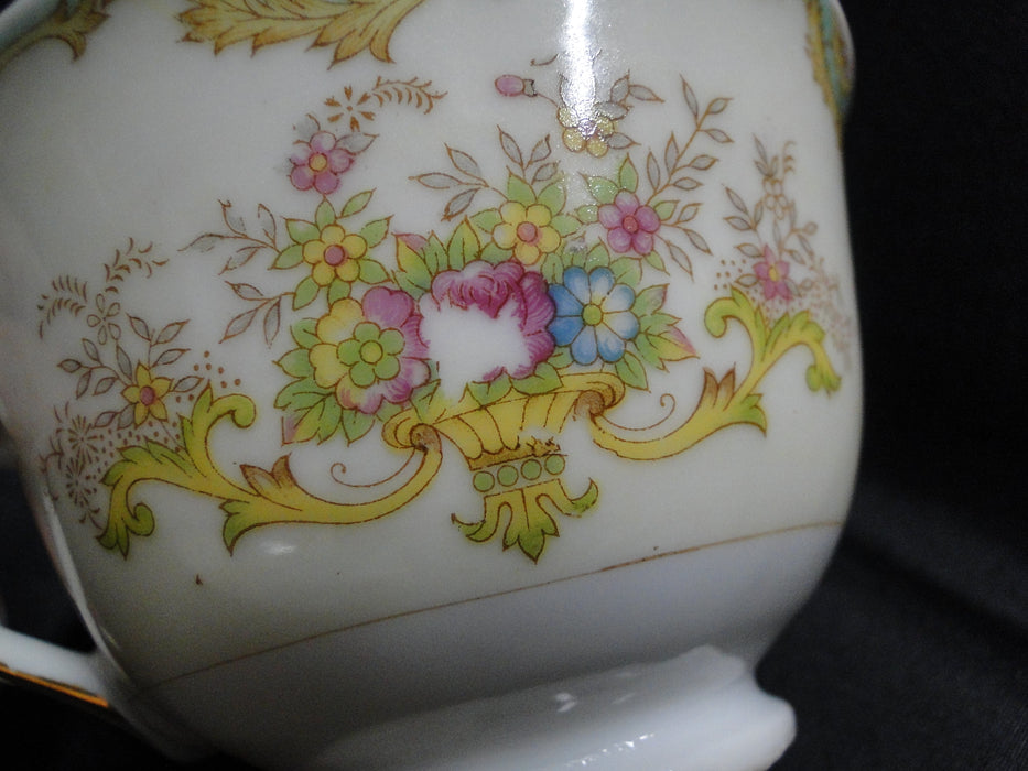 ESCO (Japan) ESO20, Floral Vases, Green Edge: Cup & Saucer Set (s), 2 3/8"