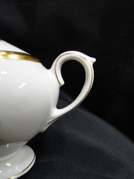 Lamberton Spring Garden, Pink & Yellow Flowers: Sugar Bowl & Lid, 5"