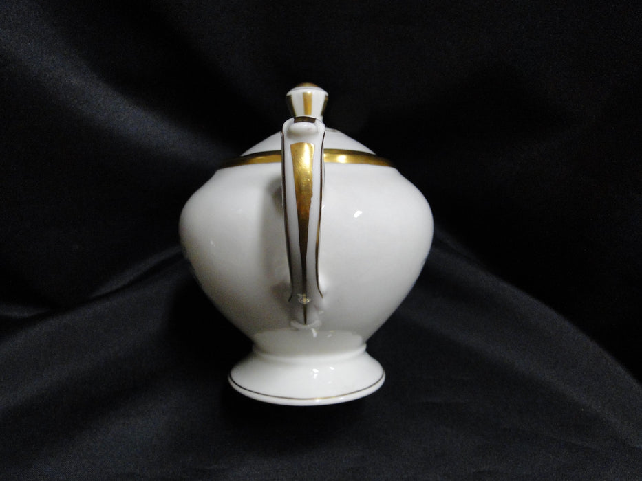 Lamberton Spring Garden, Pink & Yellow Flowers: Sugar Bowl & Lid, 5"
