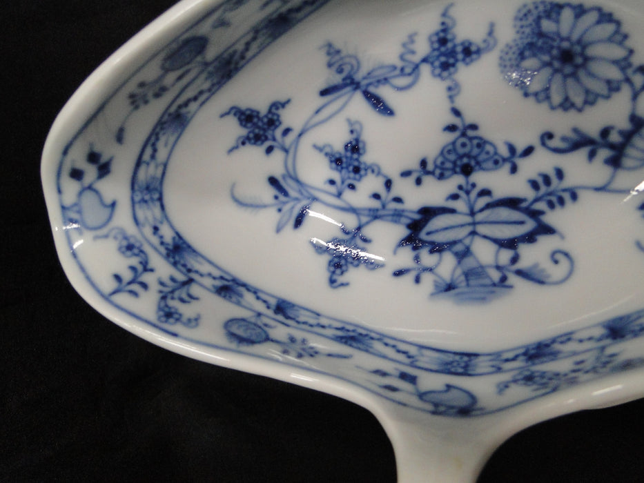 Teichert Meissen Blue Onion, Oval Backstamp: Gravy & Attached Underplate