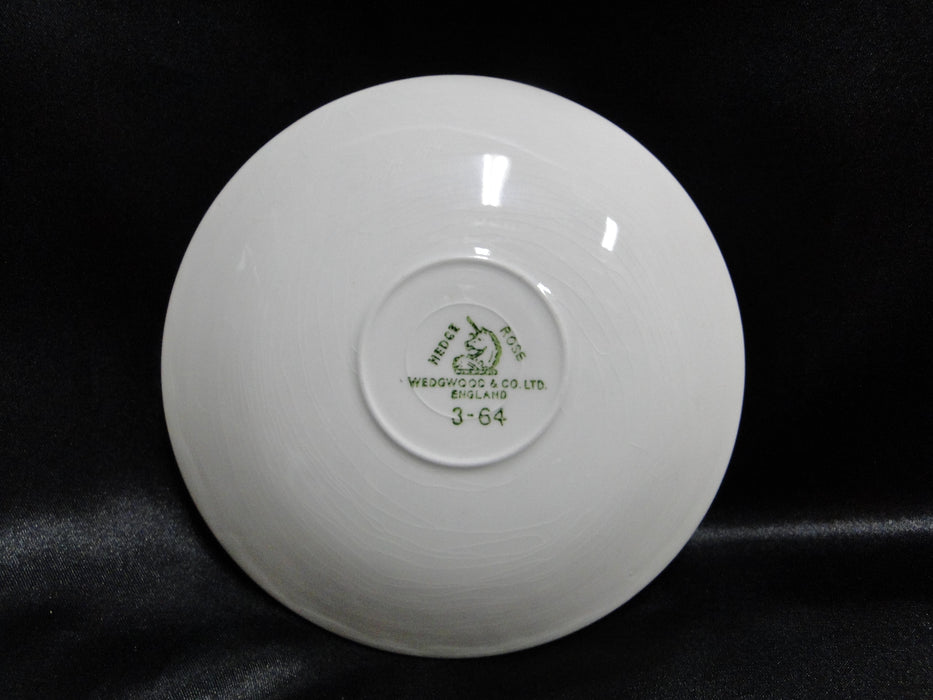 Wedgwood Hedge Rose, Embossed Flower Band: Cup & Saucer Set (s) 2 3/4", Crazing
