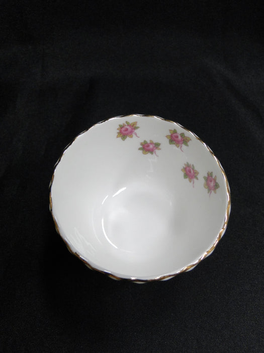 Aynsley Hathaway, Pink Roses, Swirled: Mini Open Sugar Bowl, 2 1/4" Tall