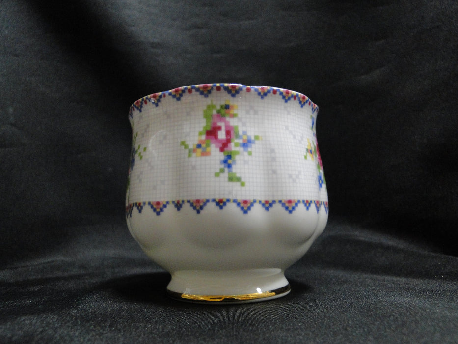 Royal Albert Petit Point, Floral Embroidery: Cup & Saucer Set (s), 2 3/4"