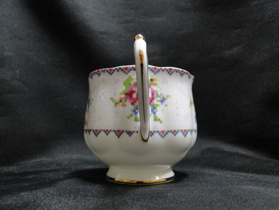 Royal Albert Petit Point, Floral Embroidery: Cup & Saucer Set (s), 2 3/4"