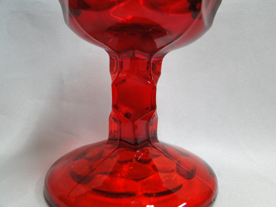 Viking Georgian Ruby Red, 6900: Wine Glass, 5 1/8" Tall