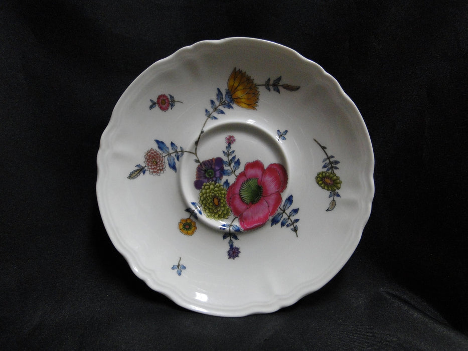 Raynaud Ceralene Anemones, Multicolored Flowers: Cup & Saucer Set, As Is