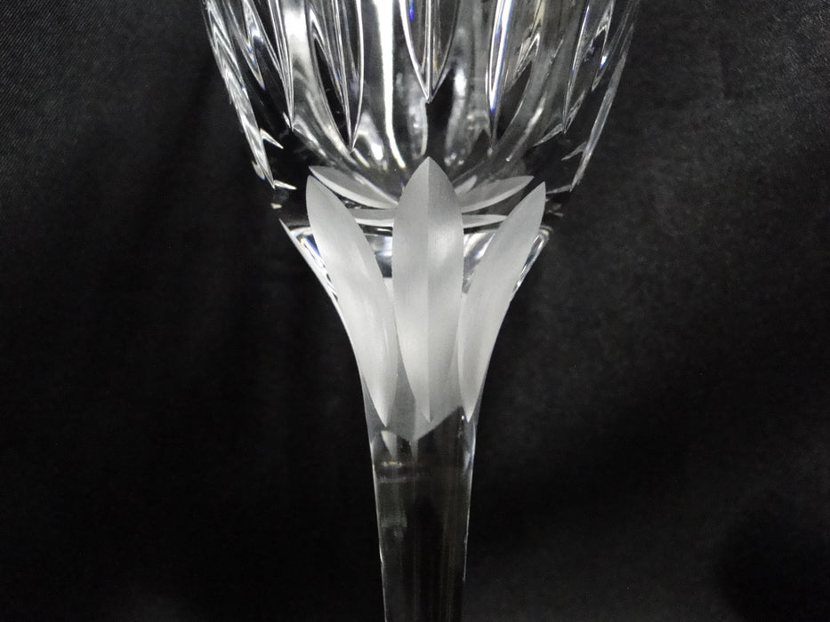 Crystal Clear Industries Linear Frost: Wine Glass (es), 7 1/2" Tall