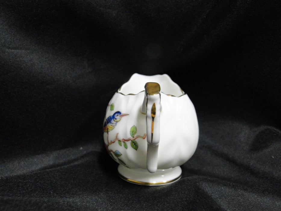 Aynsley Pembroke, Bird & Florals: Mini Creamer, 2 5/8 Tall, Gold Thumb Rest