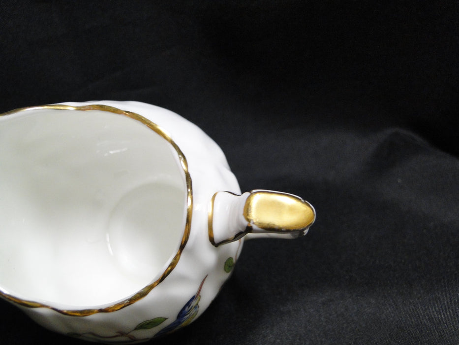 Aynsley Pembroke, Bird & Florals: Mini Creamer, 2 5/8 Tall, Gold Thumb Rest