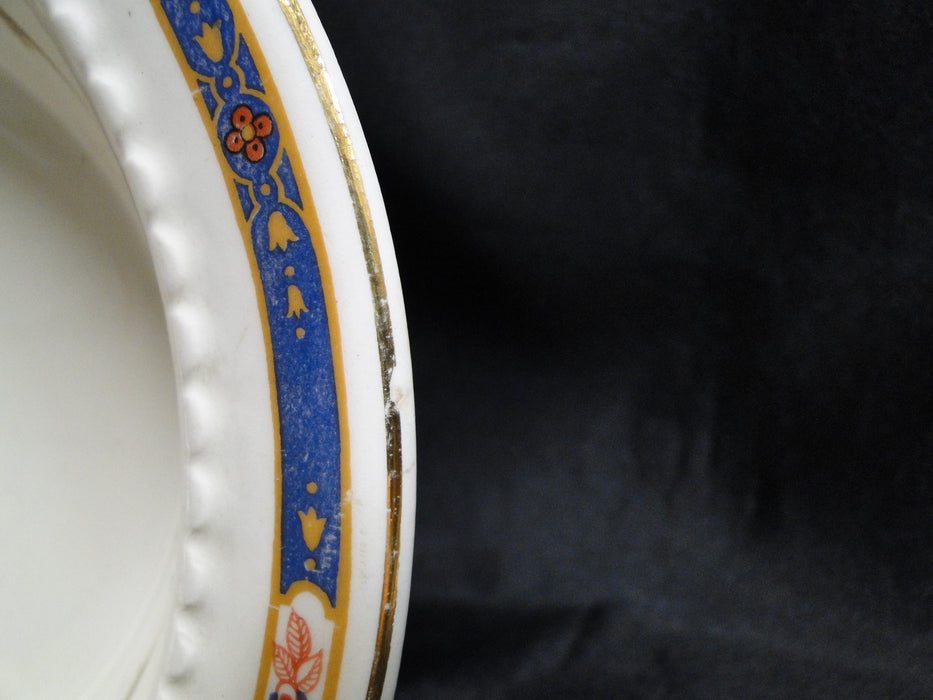 Wedgwood Pembroke, Blue Band, Ivory: Oval Serving Bowl, 10 1/2" x 8 5/8"