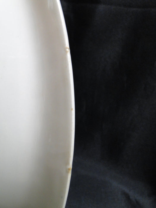Wedgwood Pembroke, Blue Band, Ivory: Oval Serving Bowl, 10 1/2" x 8 5/8"