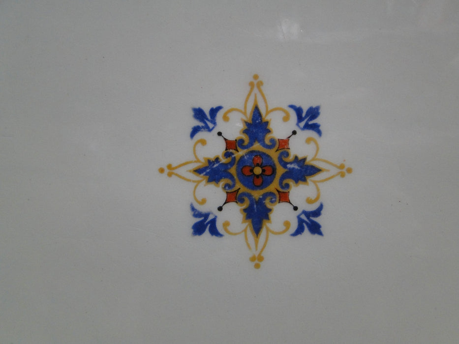 Wedgwood Pembroke, Blue Band, Ivory: Oval Serving Platter, 12 1/4" x 9 5/8"
