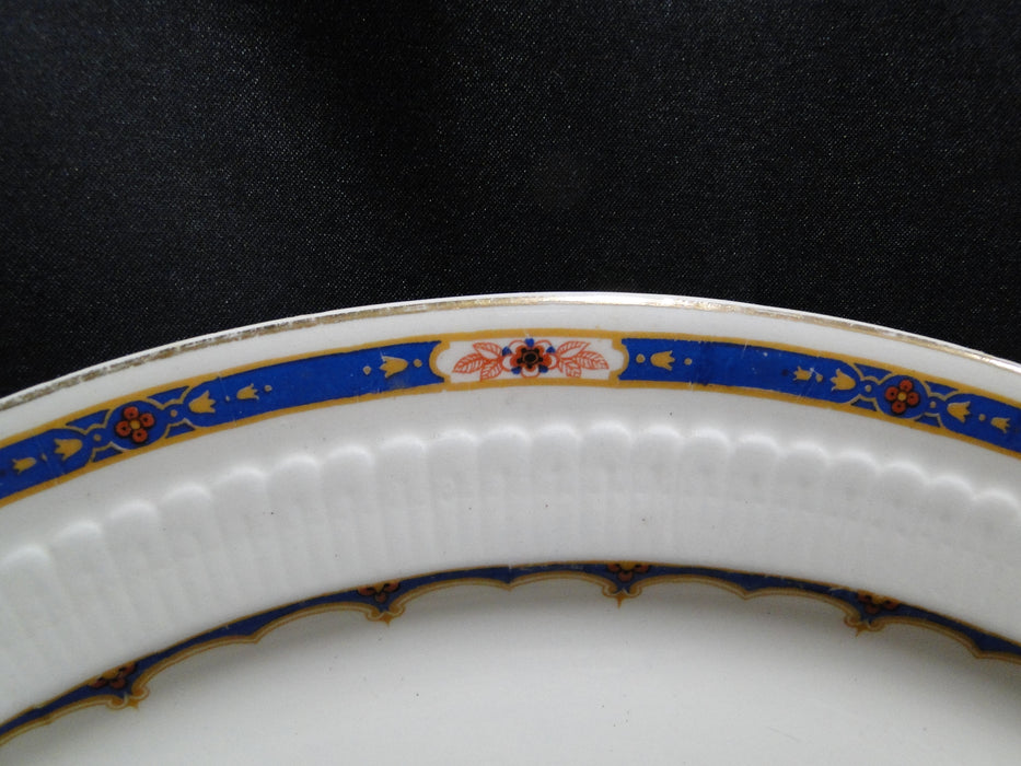 Wedgwood Pembroke, Blue Band, Ivory: Oval Serving Platter, 12 1/4" x 9 5/8"