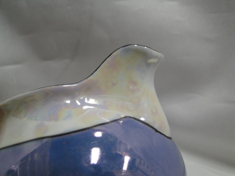 Hutschenreuther Blue & White Luster: Creamer / Cream Pitcher, 2 3/4" Tall