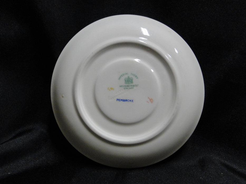 Wedgwood Pembroke, Blue Band, Ivory: Bouillon & Saucer Set (s), 1 7/8"