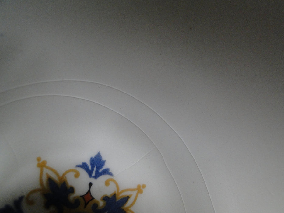 Wedgwood Pembroke, Blue Band, Ivory: Bouillon & Saucer Set (s), 1 7/8"