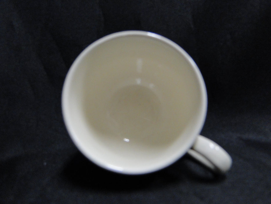 Wedgwood Edme, Ribbed Rim, Off White: 2 1/2" Demitasse Cup Only, Nick