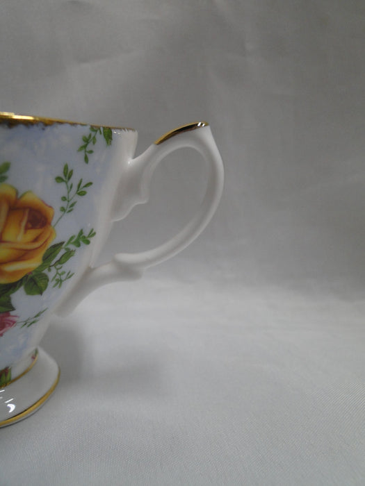 Royal Albert Old Country Roses Blue Damask: Cup & Saucer Set, 2 3/4"