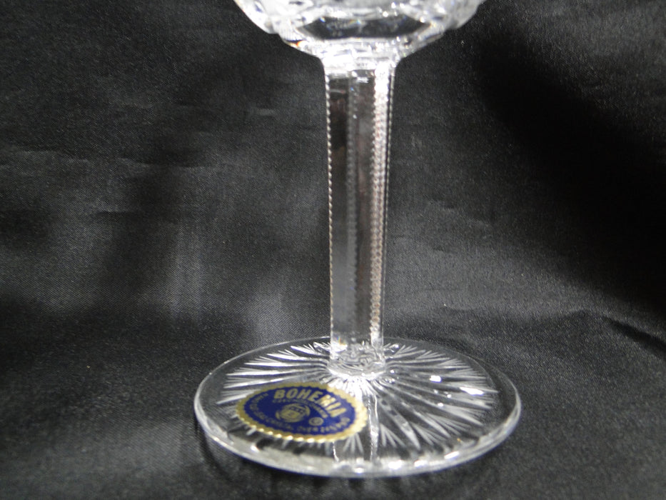 Bohemian Czech Queen Lace, Cut Stars: Flared Liquor Cocktail (s), 4 3/4" Tall