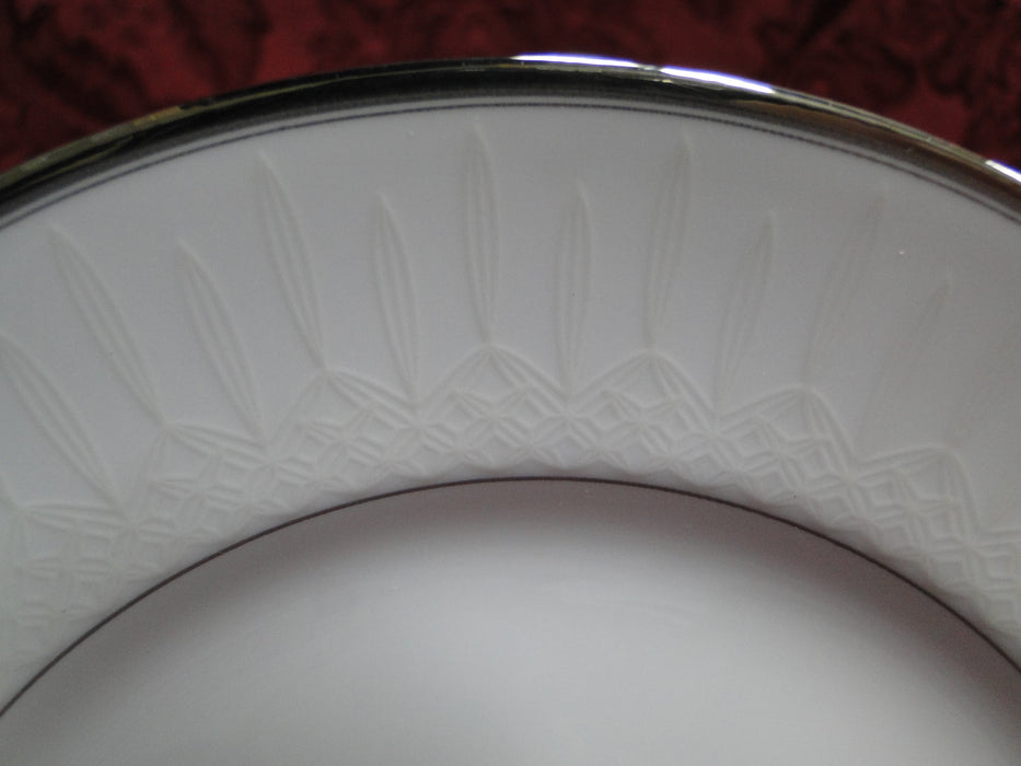 Waterford Lismore Platinum, White, Embossed Rim: Cup & Saucer Set (s), 3 1/8"