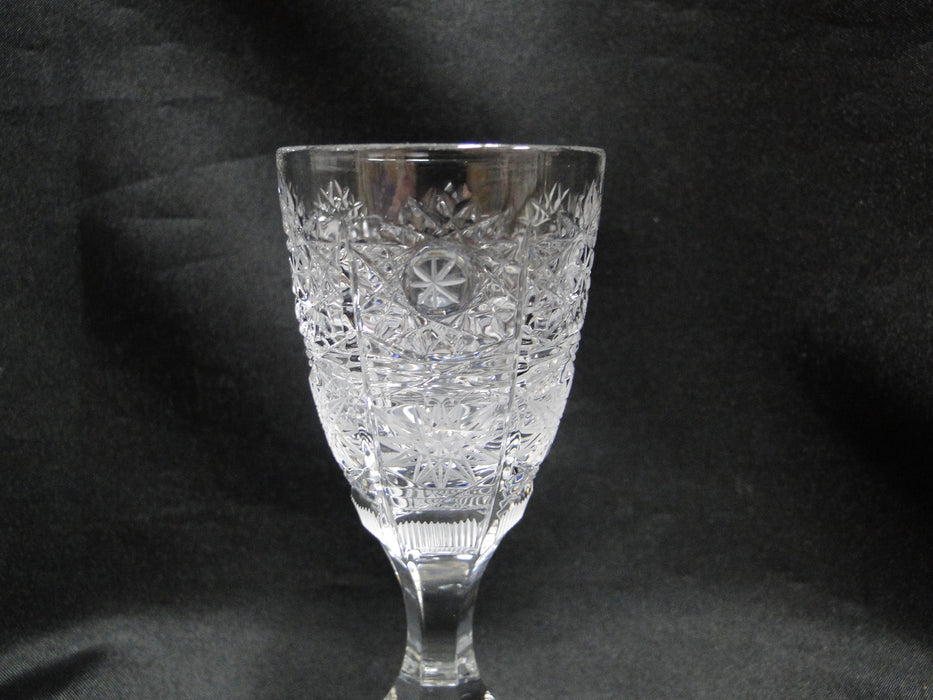 Bohemian Czech Queen Lace, Cut Stars: Cordial (s), 4 7/8" Tall