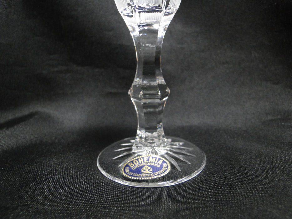 Bohemian Czech Queen Lace, Cut Stars: Cordial (s), 4 7/8" Tall