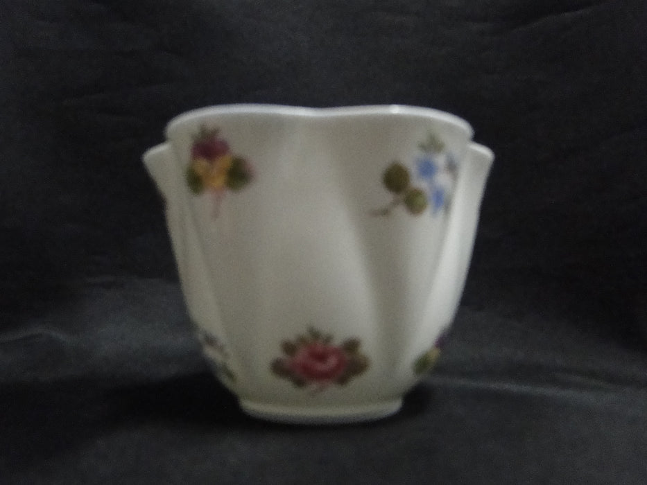Shelley Rose, Pansy, Forget-Me_Not, Blue Trim: Cup & Saucer Set, 2 3/8", Dainty