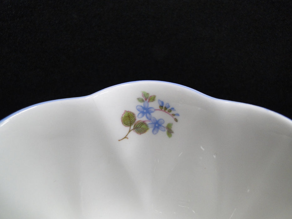 Shelley Rose, Pansy, Forget-Me_Not, Blue Trim: Cup & Saucer Set, 2 3/8", Dainty
