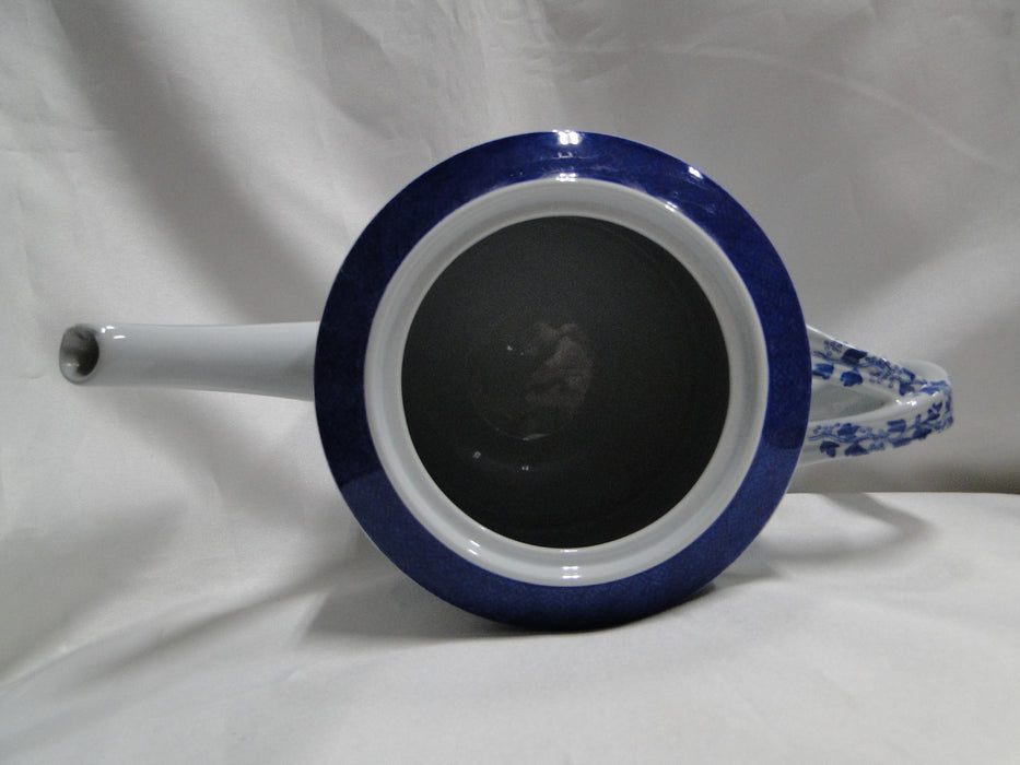 Copeland Spode's Fitzhugh Blue: Teapot & Lid, 5 3/4" Tall, As Is