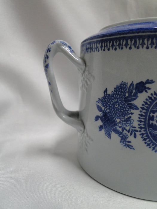 Copeland Spode's Fitzhugh Blue: Lowestoft Sugar Bowl Only, 4" Tall