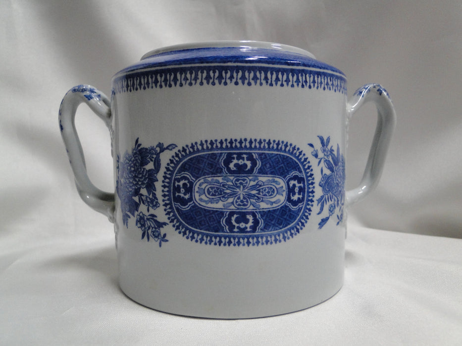 Copeland Spode's Fitzhugh Blue: Lowestoft Sugar Bowl Only, 4" Tall