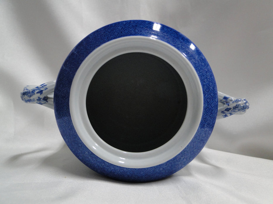 Copeland Spode's Fitzhugh Blue: Lowestoft Sugar Bowl Only, 4" Tall