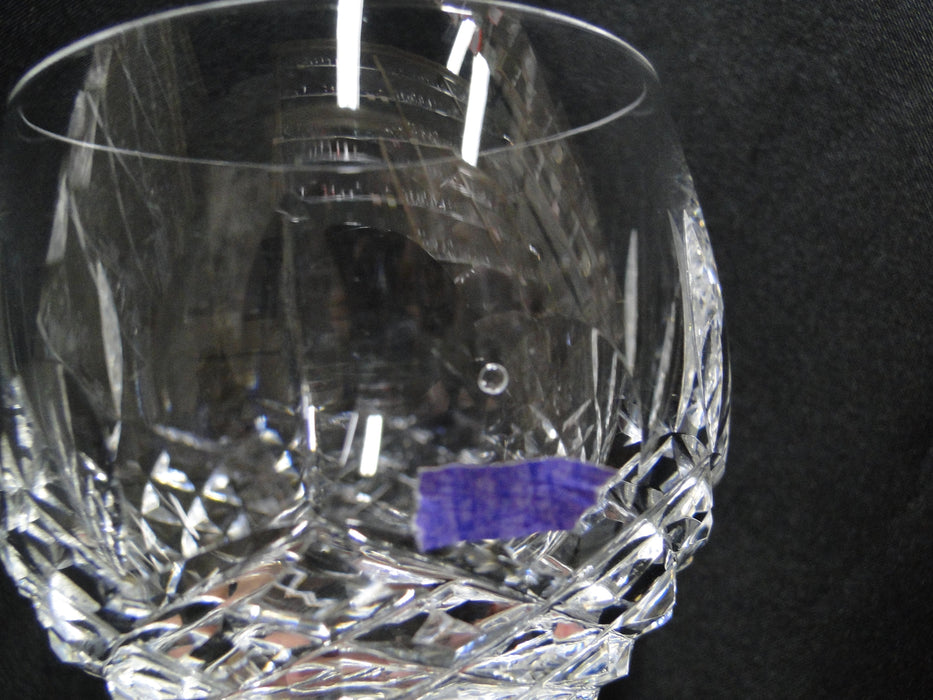 Waterford Crystal Kenmare, Cut Ovals & Squares: Wine Hock (s), 7 3/8" Tall
