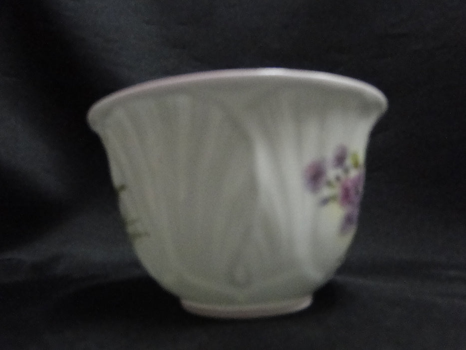 Shelley Stocks, Pink Flowers & Trim: Cup & Saucer Set, 2 3/8", Oleander