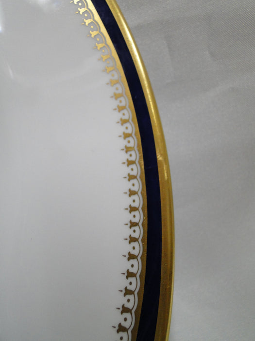 Spode Knightsbridge Cobalt, Blue Band & Gold on White: Dinner Plate (s), 10 3/4"