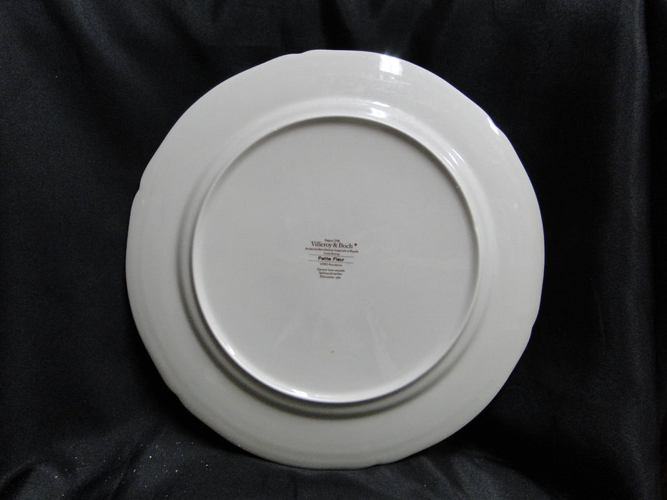 Villeroy & Boch Petite Fleur, Small Flowers, Red Trim: Round Platter, 12 1/2"