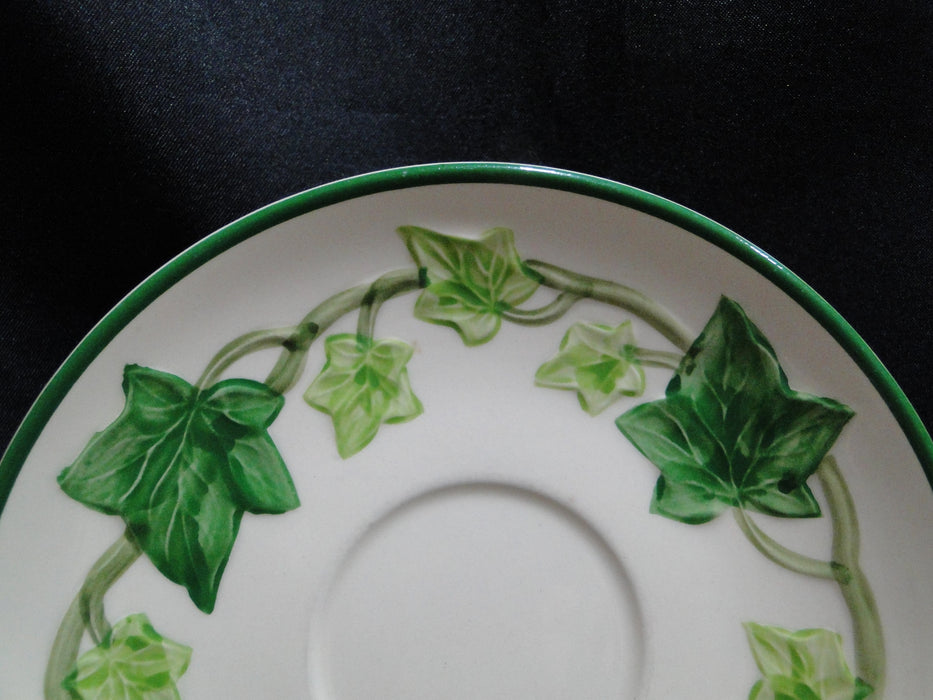 Franciscan Ivy (USA), Green: Cup & Saucer Set, 2 5/8", Nick