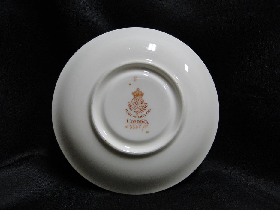 Royal Worcester Cordova, Yellow: Demitasse Cup & Saucer Set, 2 1/8"