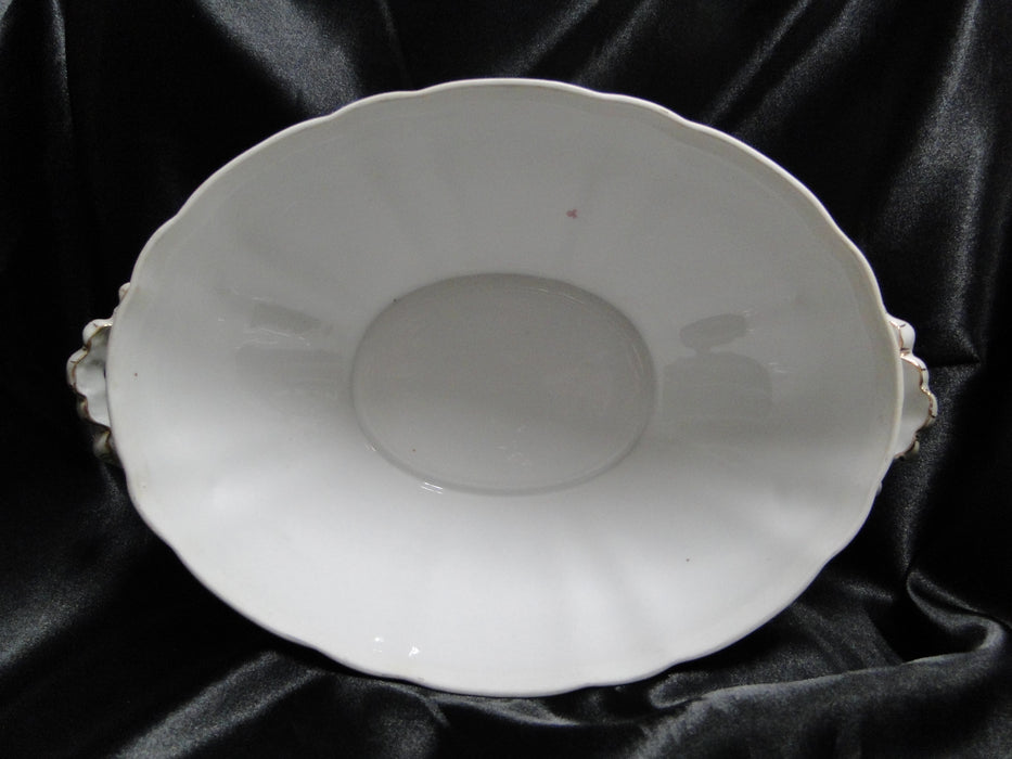 Zeh, Scherzer & Co 508, Pink Rose Garland: Oval Tureen & Lid, 13 1/2"