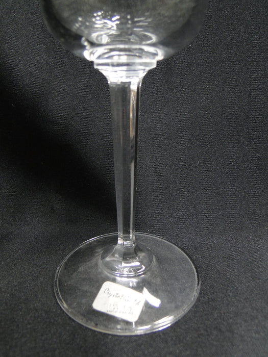 Crystal Guild Clear w/ Two Rows of Vertical Cuts: Fluted Champagne (s), 8 5/8"