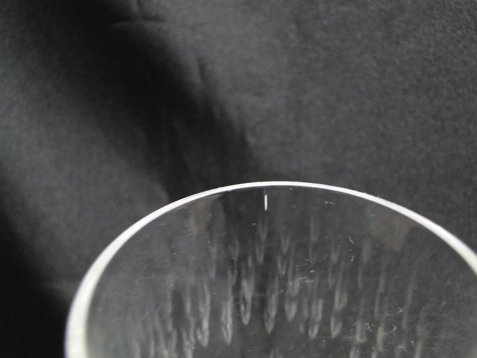 Crystal Guild Clear w/ Two Rows of Vertical Cuts: Fluted Champagne (s), 8 5/8"
