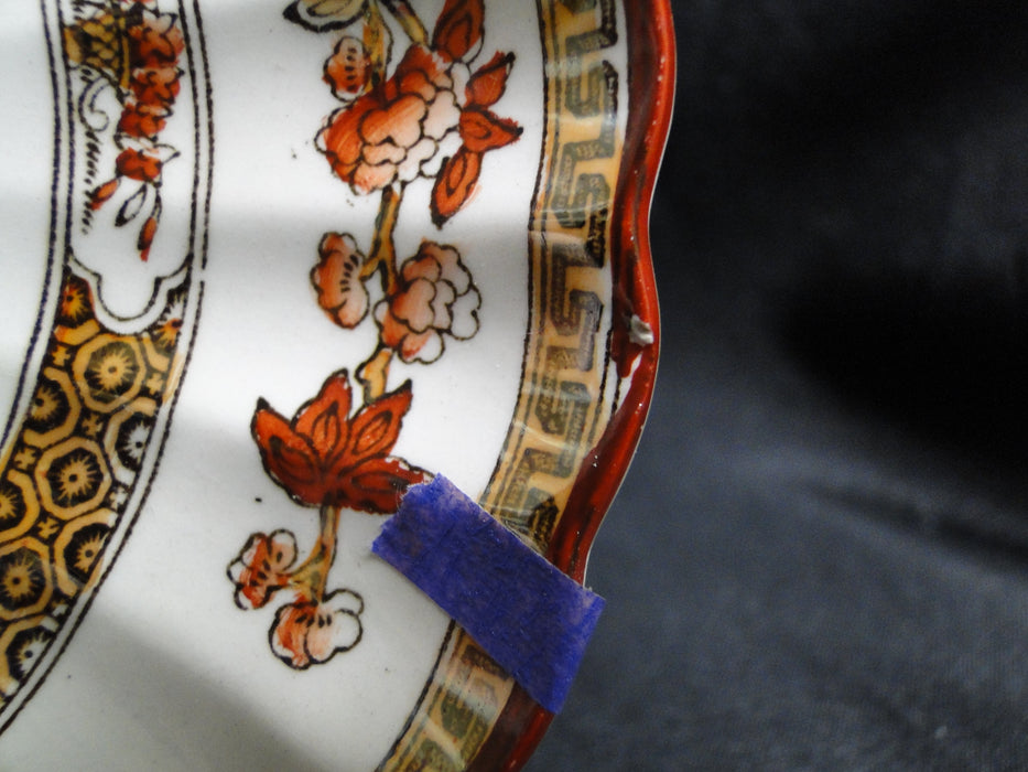 Copeland Spode India Tree Orange Rust: 5 5/8" Saucer Only, As Is