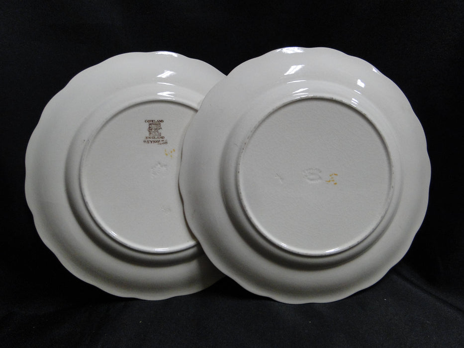 Copeland Spode Reynolds, Fruits & Flowers: Salad Plate (s), 7 7/8", Crazing