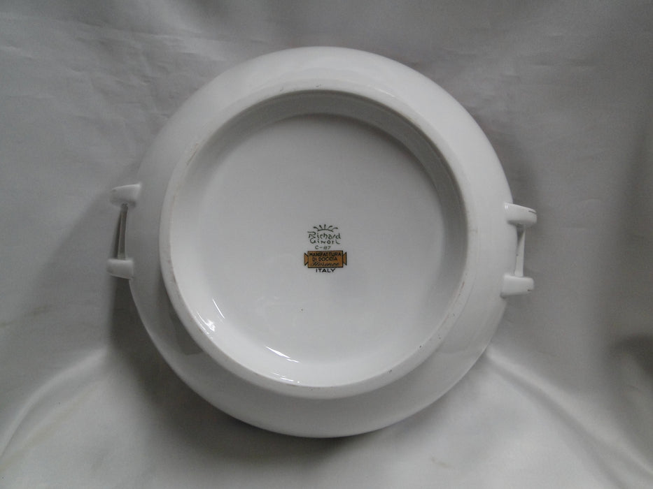 Richard Ginori Palermo Blue, Gold Encrusted: Tureen w/ Handles & Lid