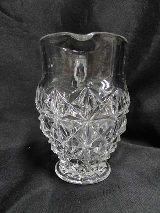 Tiffin Williamsburg Pressed, Raised Points: Pitcher, 5 3/4" Tall, As Is
